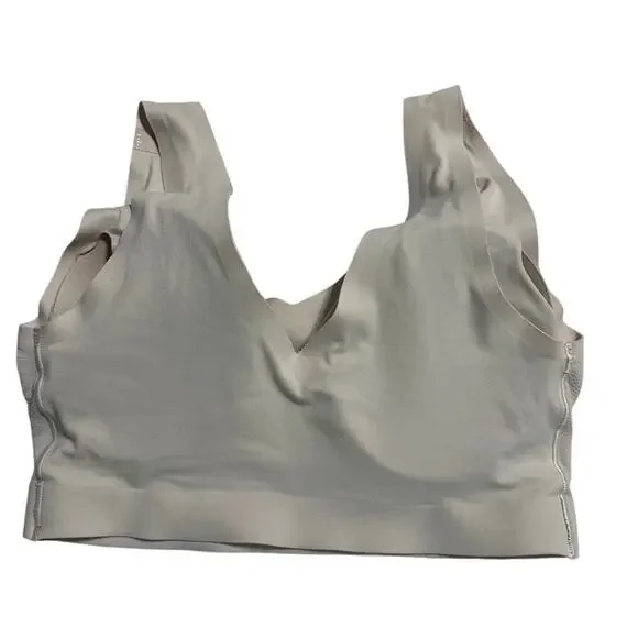 Soma Enbliss Bralette Size Small Removable Pads Bra Beige Lightweight - Picture 2 of 4
